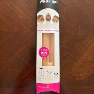 Hair Wrap Up Easy Bun Maker Nude NWT